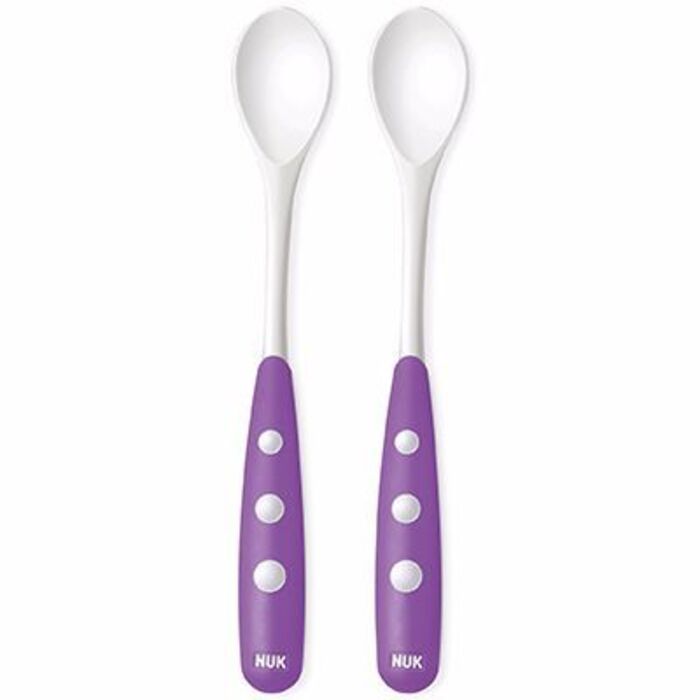Photo de Nuk 2 cuillères petits pots violet Nuk Nuk 2 cuillères petits pots violet Nuk-214854