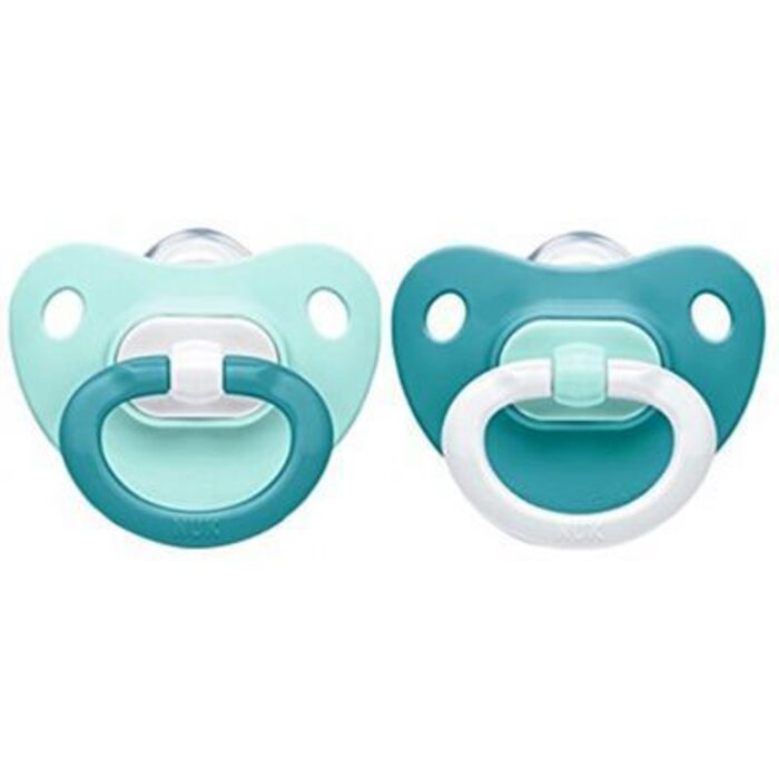 Photo de Nuk 2 sucettes silicone classic fashion garçon taille 1 0-6mois Nuk Nuk 2 sucettes silicone classic fashion garçon taille 1 0-6mois Nuk-219186