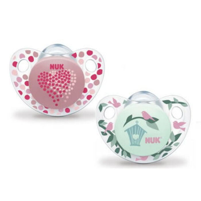 Photo de Nuk 2 sucettes silicone trendline fille taille 1 0-6mois Nuk Nuk 2 sucettes silicone trendline fille taille 1 0-6mois Nuk-214874