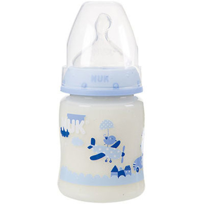 Photo de Nuk biberon bleu 150ml tétine 0-6mois Nuk Nuk biberon bleu 150ml tétine 0-6mois Nuk-214954