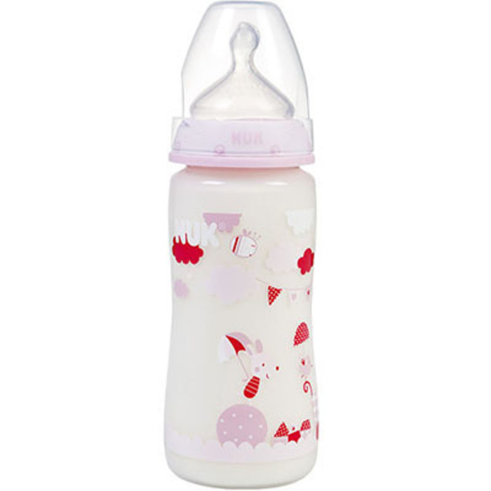Photo de Nuk rose&blue biberon rose 300ml tétine taille 1 0-6mois Nuk Nuk rose&blue biberon rose 300ml tétine taille 1 0-6mois Nuk-214957