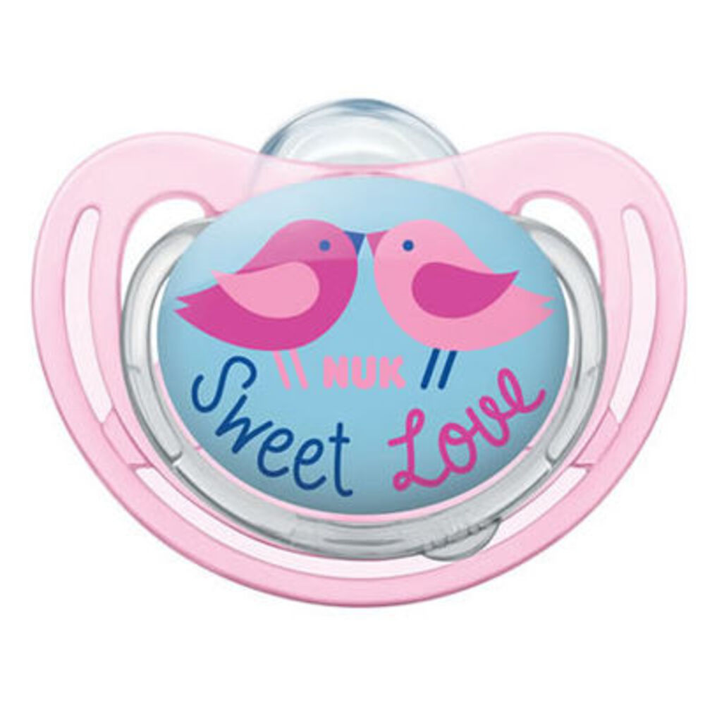 Photo de Nuk sucette silicone freestyle fille taille 3 +18mois Nuk Nuk sucette silicone freestyle fille taille 3 +18mois Nuk-214964