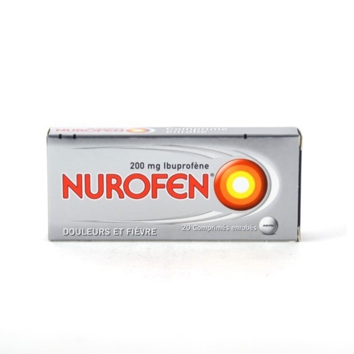 Nurofen 200mg ibuprofène douleurs et fièvre 20 comprimés enrobés Reckitt benckiser-192861