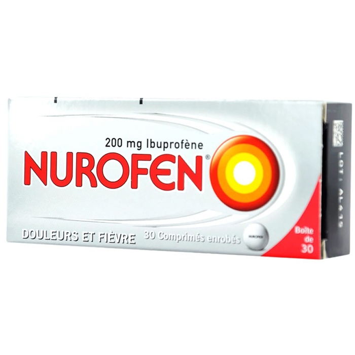 Nurofen 200mg ibuprofène douleurs et fièvre 30 comprimés enrobés Reckitt benckiser-192714