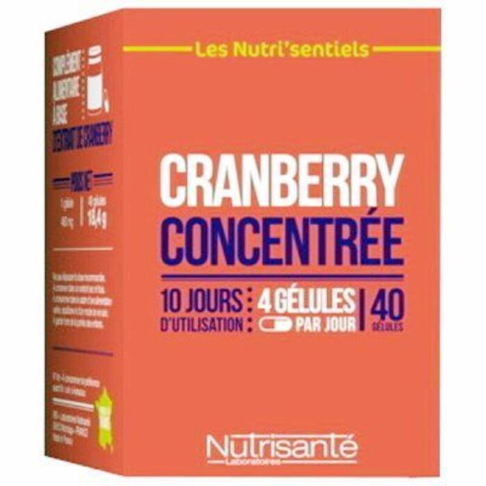 Photo de Nutrisante cranberry concentrée 20 gélules Nutrisanté Nutrisante cranberry concentrée 20 gélules Nutrisanté-216693