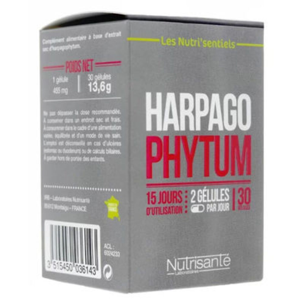 Photo de Nutrisante harpagophytum 30 gélules Nutrisanté Nutrisante harpagophytum 30 gélules Nutrisanté-219597