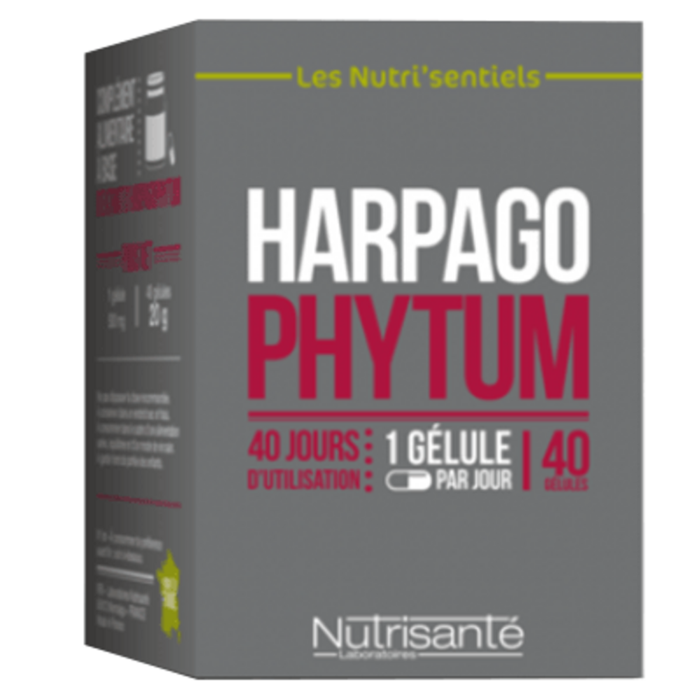 Photo de Nutrisante harpagophytum 40 gélules Nutrisanté Nutrisante harpagophytum 40 gélules Nutrisanté-219597