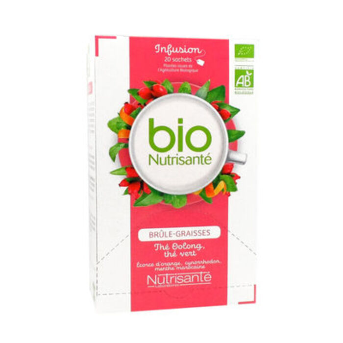 Photo de Nutrisante infusion bio brûle-graisses - 20 sachets Nutrisanté Nutrisante infusion bio brûle-graisses - 20 sachets Nutrisanté-194760