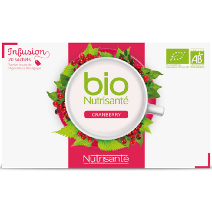 Photo de Nutrisante infusion bio cranberry 20 sachets Nutrisanté Nutrisante infusion bio cranberry 20 sachets Nutrisanté-201686