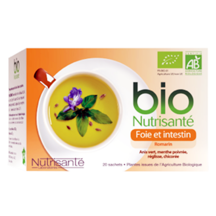 Photo de Nutrisante infusion bio foie intestin - 20 sachets Nutrisanté Nutrisante infusion bio foie intestin - 20 sachets Nutrisanté-194758