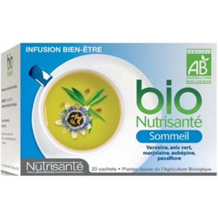 Photo de Nutrisante infusion bio sommeil 20 sachets Nutrisanté Nutrisante infusion bio sommeil 20 sachets Nutrisanté-196287
