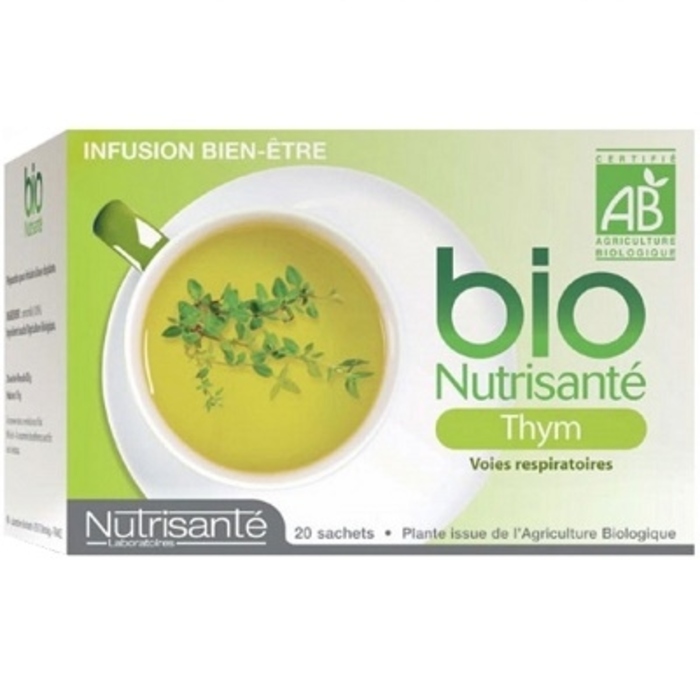Photo de Nutrisante infusion bio thym 20 sachets Nutrisanté Nutrisante infusion bio thym 20 sachets Nutrisanté-194765