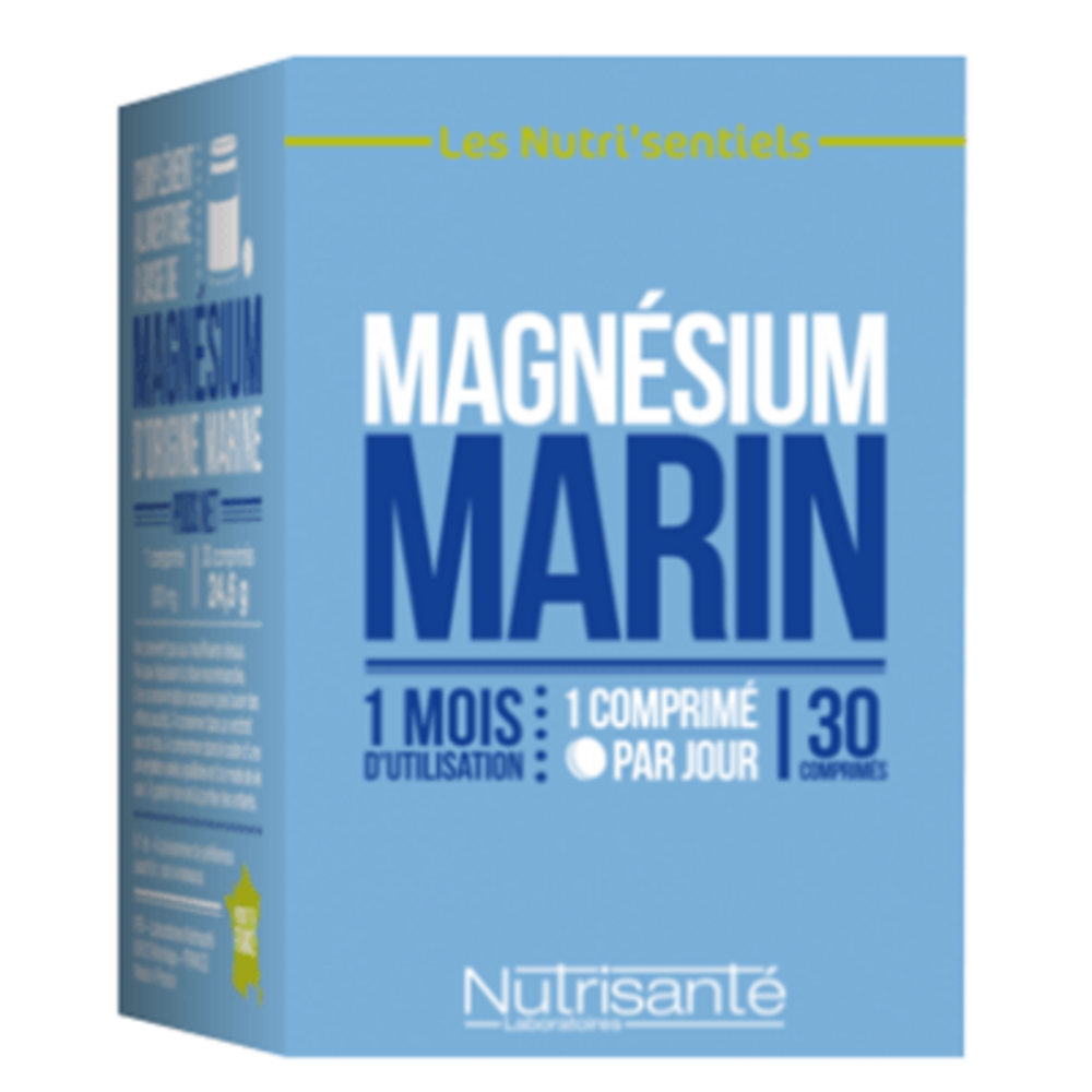 Photo de Nutrisante magnésium marin 30 comprimés Nutrisanté Nutrisante magnésium marin 30 comprimés Nutrisanté-219599