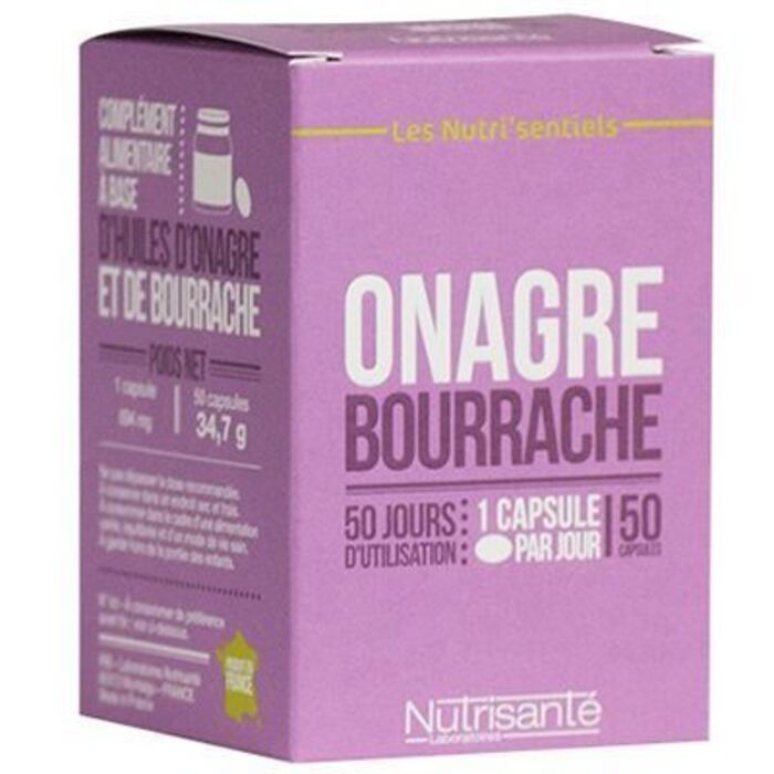 Photo de Nutrisante onagre bourrache 50 capsules Nutrisanté Nutrisante onagre bourrache 50 capsules Nutrisanté-219602