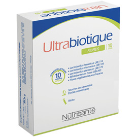 Nutrisante ultrabiotique fibres 10 sticks - nutrisanté -223809