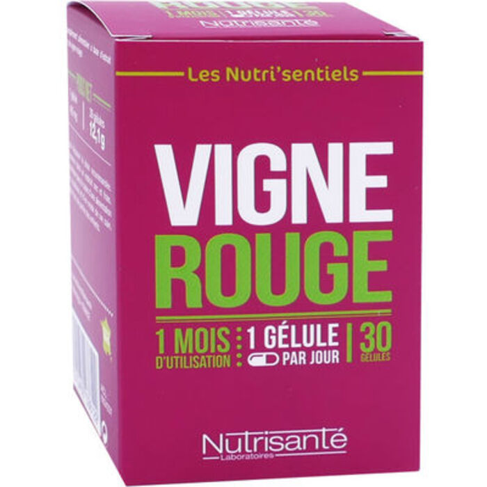 Photo de Nutrisante vigne rouge 30 gélules Nutrisanté Nutrisante vigne rouge 30 gélules Nutrisanté-219605