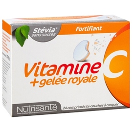 Nutrisante vitamine c + gelée royale 24 comprimés à croquer - nutrisanté -197259