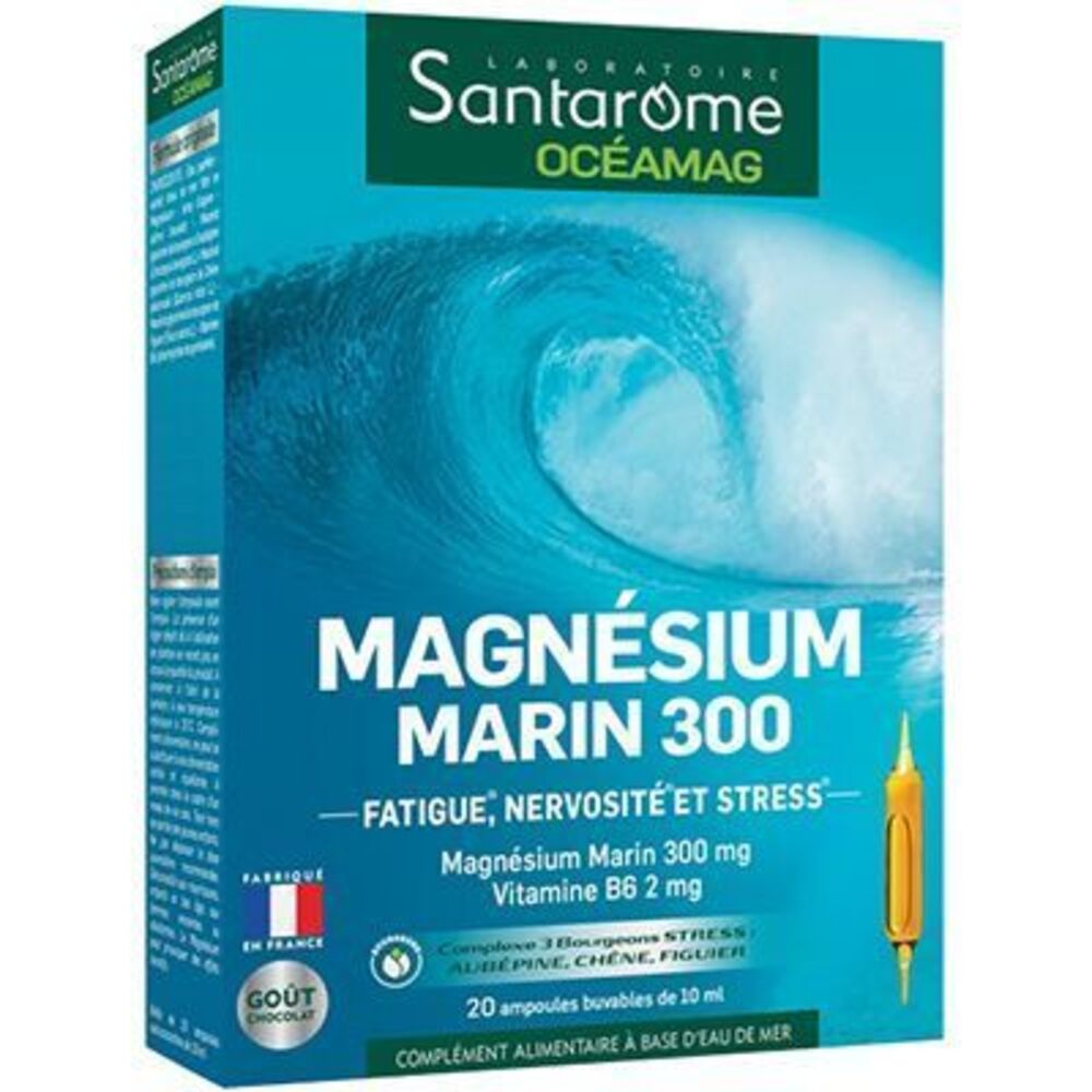 Photo de Oceamag magnésium marin 300 20 ampoules Santarome Oceamag magnésium marin 300 20 ampoules Santarome-222856