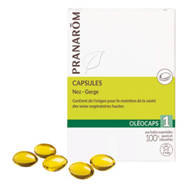 Oléocaps 1 nez gorge 30 capsules - pranarôm -147882