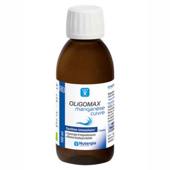 Photo de Oligomax manganèse - cuivre Nutergia Oligomax manganèse - cuivre Nutergia-203263