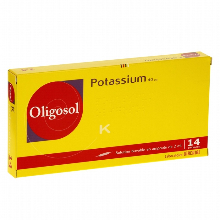 Photo de Oligosol potassium - 14 ampoules x Labcatal Oligosol potassium - 14 ampoules x Labcatal-193065