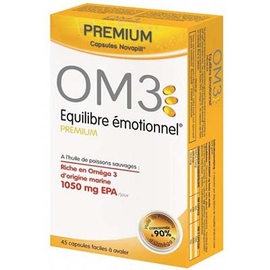 OM3 Equilibre Emotionnel Formule Premium - 45 capsules - 45.0 unités - divers - OM3 -140164
