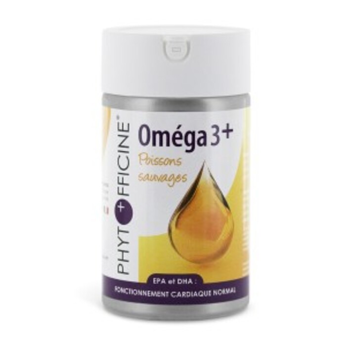 Omega 3+ - 60 capsules d'origine marine Phytofficine-189731