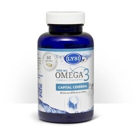 Omega 3 Capital cérébral - 60 gélules - divers - Lysi -189496