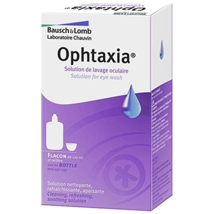 Photo de Ophtaxia solution de lavage oculaire - 120ml Bausch & lomb Ophtaxia solution de lavage oculaire - 120ml Bausch & lomb-190830
