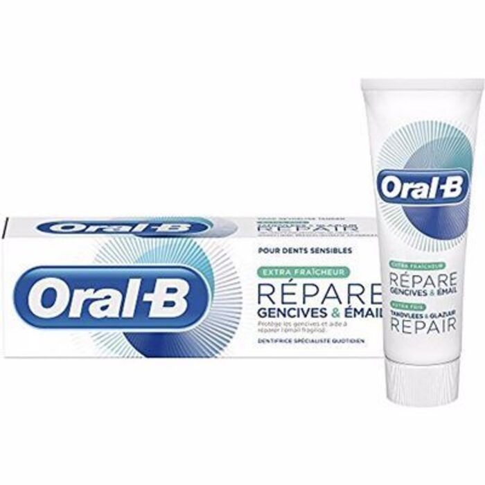Photo de Oral b dentifrice répare blancheur 75ml Oral b Oral b dentifrice répare blancheur 75ml Oral b-214828