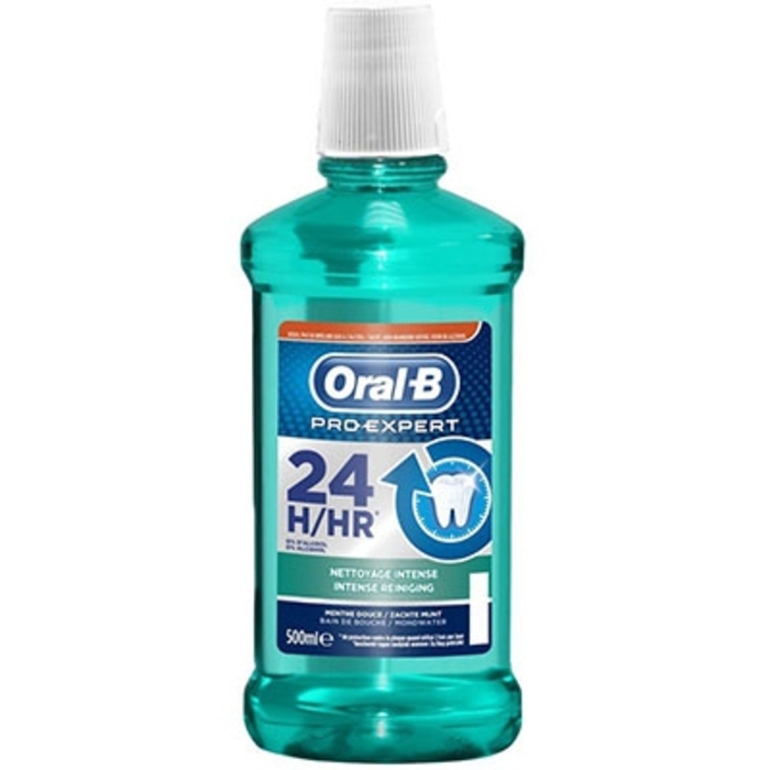Photo de Oral b pro-expert bain de bouche nettoyage intense 500ml Oral b Oral b pro-expert bain de bouche nettoyage intense 500ml Oral b-205046