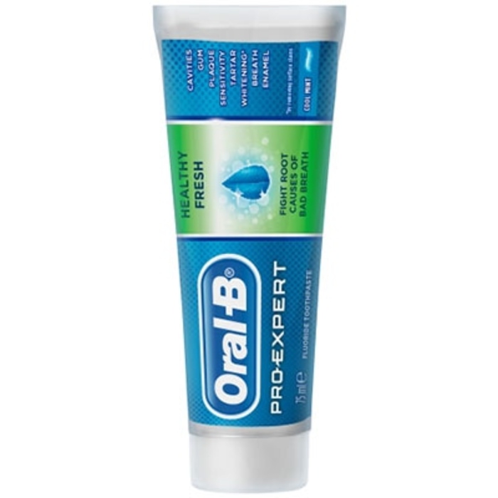 Photo de Oral b pro-expert dentifrice fraîcheur saine 75ml Oral b Oral b pro-expert dentifrice fraîcheur saine 75ml Oral b-203530