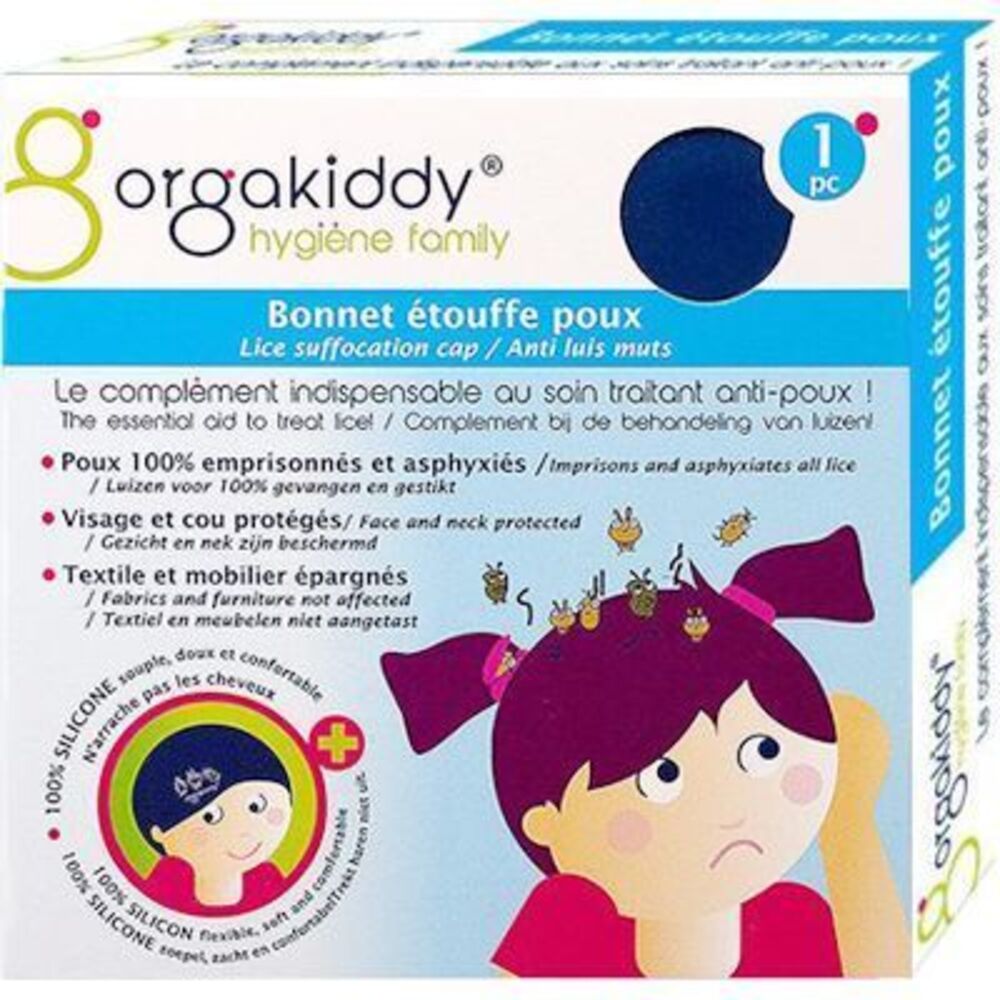 Photo de Orgakiddy bonnet etouffe poux bleu Orgakiddy Orgakiddy bonnet etouffe poux bleu Orgakiddy-223754