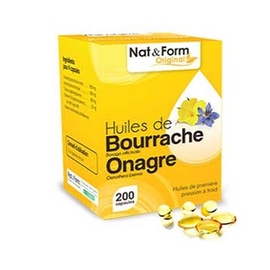 Original huiles bourrache onagre - 200 capsules - 200.0 unites - nat & form -6365