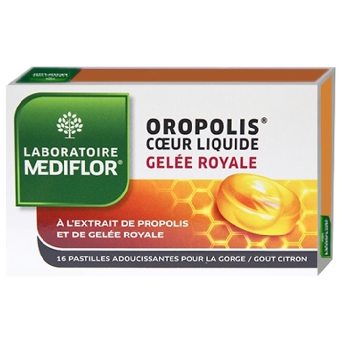 Photo de Oropolis pastilles coeur liquide gelée royale Mediflor Oropolis pastilles coeur liquide gelée royale Mediflor-202854