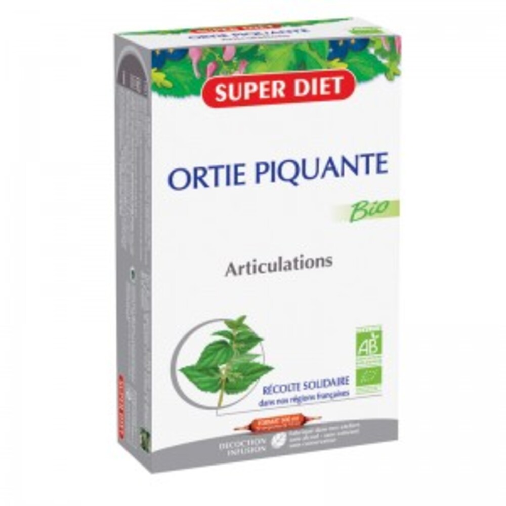 Photo de Ortie piquante ampoules bio Super diet Ortie piquante ampoules bio Super diet-4447