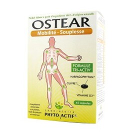 Ostear - 45.0 unites - Les compléments alimentaires - Phyto-actif Calcification et articulations-10016