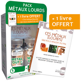 Pack métaux lourds - 2 x 90 gélules + livre offert - biocyte -210992