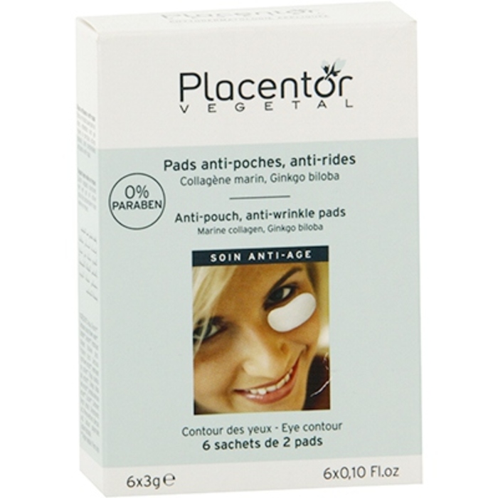 Photo de Pads yeux anti-poches anti-rides x12 Placentor vegetal Pads yeux anti-poches anti-rides x12 Placentor vegetal-205844