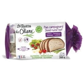 Pain campagnard (riche en fibres) - 260 g - divers - Les Recettes de Celiane -189476