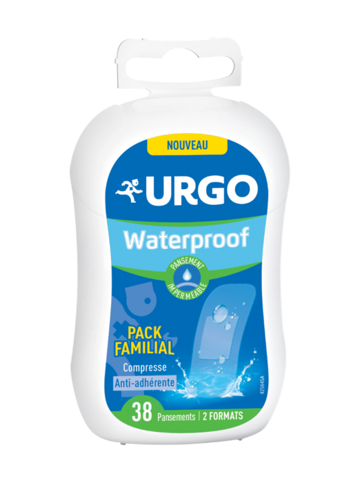 - pansement waterproof - imperméable compresse anti-adhérente - 2 formats - 20 pansements Urgo-230153