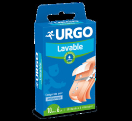 Pansements lavable bandes 10cm x6cm - 10.0 bandes - Urgo -145374