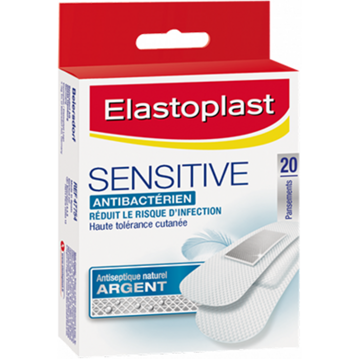 Pansements sensitive antibactérien x20 Elastoplast-114450