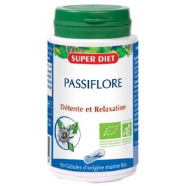 Passiflore bio - 90 gélules - 90.0 unités - les gélules de plantes bio - super diet détente, relaxation, sommeil-11109