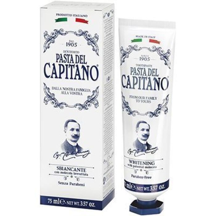 Photo de Pasta del capitano dentifrice whitening 75ml Pasta del capitano Pasta del capitano dentifrice whitening 75ml Pasta del capitano-222716