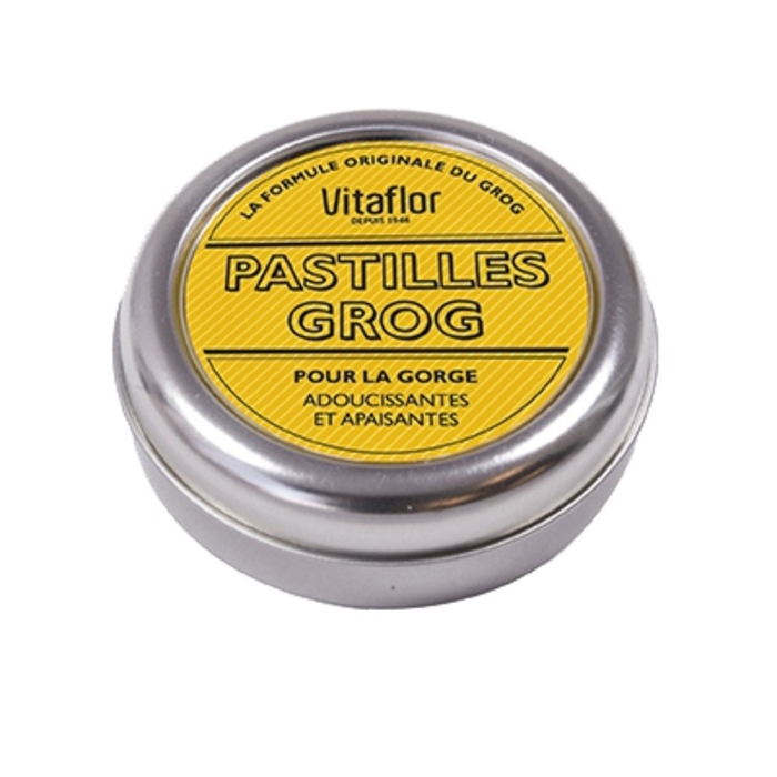 Photo de Pastilles pour la gorge formule grog Vitaflor Pastilles pour la gorge formule grog Vitaflor-203496