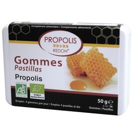 Pastilles propolis bio  - 36 gommes - divers - redon -140306