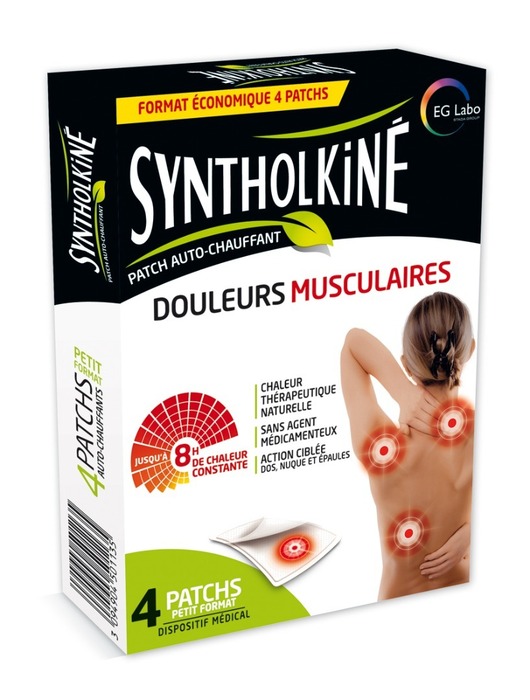 Photo de Patch auto-chauffant petit format b/4 Synthol kiné Patch auto-chauffant petit format b/4 Synthol kiné-191981