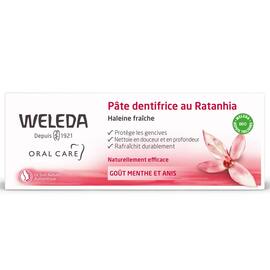 Pâte dentifrice au Ratanhia - 75.0 ml - dentaires - Weleda Protège et renforce les gencives-537