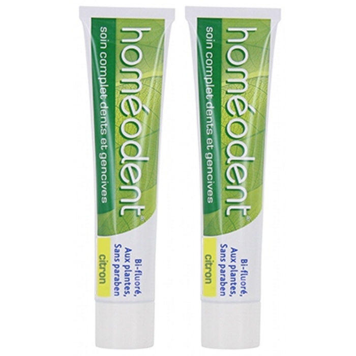 Photo de Pâte dentifrice citron - lot de 2 Homeodent Pâte dentifrice citron - lot de 2 Homeodent-146019